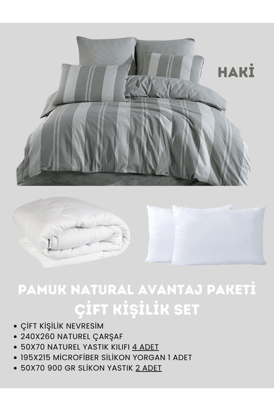 Çift Kişilik Naturel Avantaj Paketı Haki