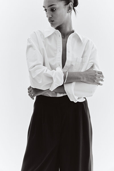 H&M Gabardin Culotte Pantolon