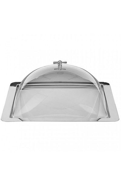 Raki Buffet serving set platter with acrylic lid 46x46cm