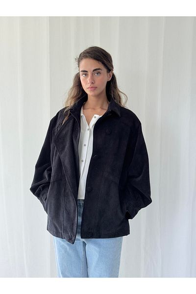 Retrobird Design Velvet Bomber Jacket Mantoane Femei Negru