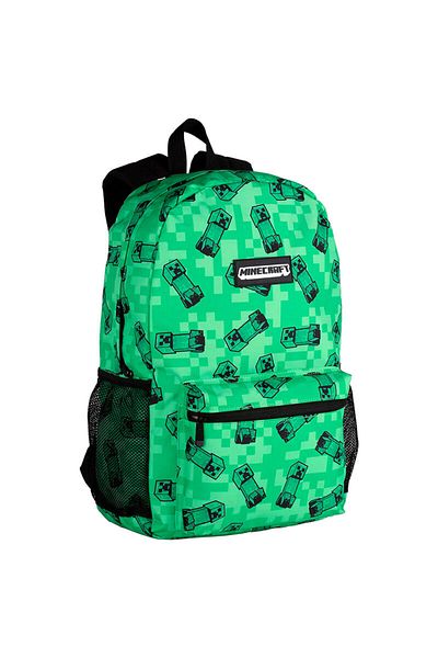 MINECRAFT Minecraft backpack, green, height 45 cm