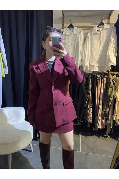 karpuzbutiks Myrdum Premium Skirted Jacket Suit-S