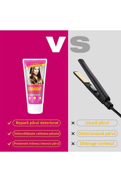 ELAIMEI Tratament reparator cu proteine pentru îndreptarea părului, Elaimei, 60 ml