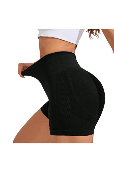 OEM Pantaloni Scurti Sport Femei, Talie Inalta, Push-up Lejeri