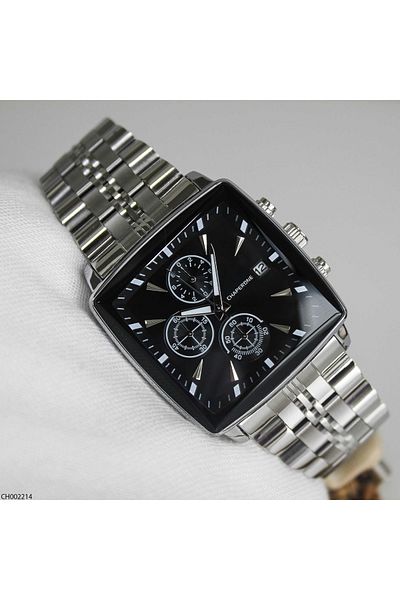 Chaperone Ch002214 Men's Wrist Watch with Steel Band