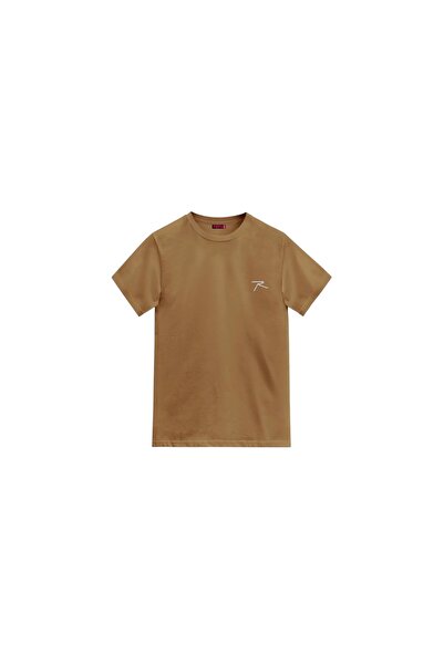 raru Muški 100% pamuk komad T-shirt 0109 bež