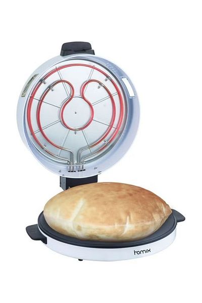 HOMİX Electric Arabic Bread Maker 2600.0 W ZS-345WHD White/Black