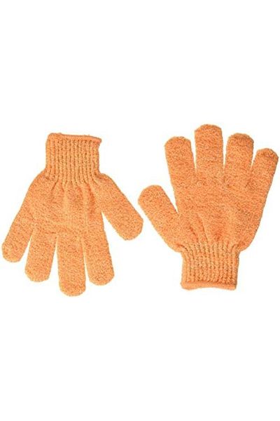 THE BODY SHOP Bath Gloves Burnt Orange with Loop