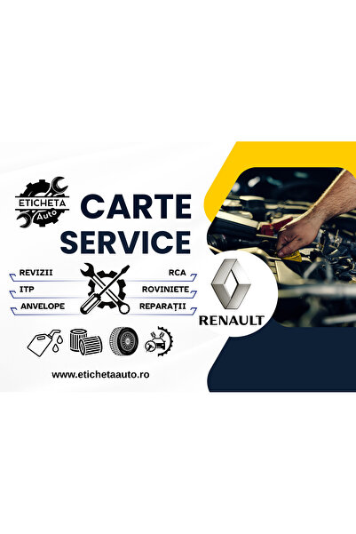 Eticheta Auto Carte service Renault