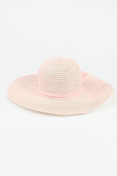 Fulla Moda Straw Hat with Ribbon