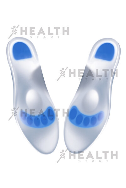 Healthstart Silikon Tabanlık Ortopedik Şok Emici Rahat Yürüyüş Destekli Ayak ...