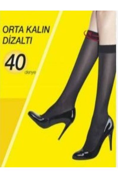 Pardon Medium Thick Knee High 40Den Women's Socks