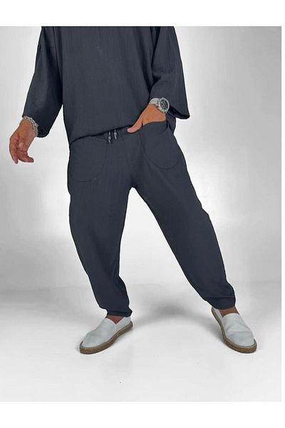 SUPERBLUE Linen Bohem Shalwar Pants