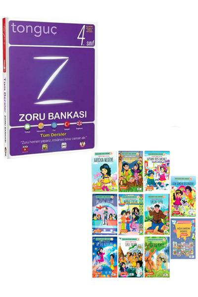 Mavi Boncuk 4.Sınıf Tonguç Zoru Bankası Tüm Dersler + Penna Serisi Parlak Kal...