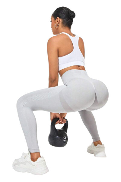 OEM Women's Push-up Tights, White