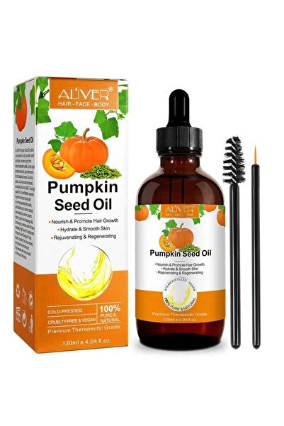 ALİVER Ulei premium din semințe de dovleac 100%, împotriva căderii părului, a...