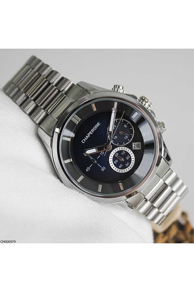 Chaperone Ch000979 Men's Wrist Watch with Steel Band