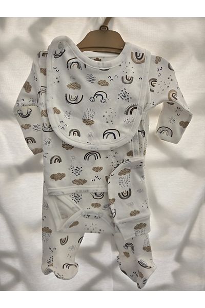 Sema Baby Rainbow Patterned Set of 4