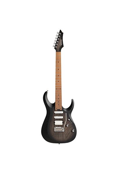 CORT ELEKTRO GİTAR, OPEN PORE BLACK BURST, KILIFLI