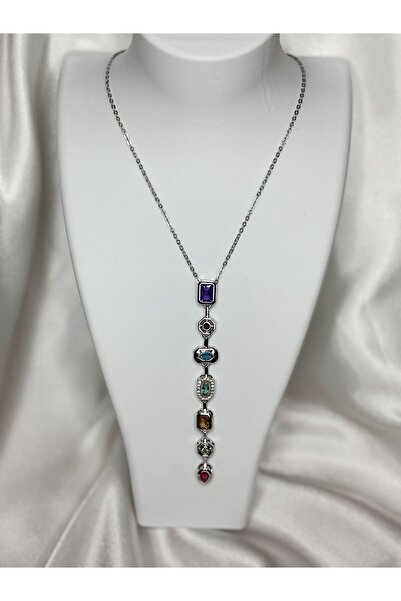 STAİNLES قلادة من الفولاذ بسبع عناصر Y