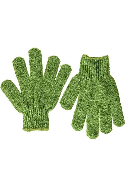 THE BODY SHOP Bath Gloves - Green, One Size, Bamboo