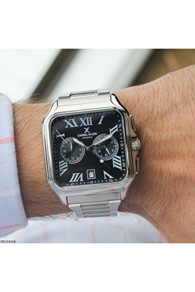 Daniel Klein ساعة يد رجالية بسوار فولاذي DK334258