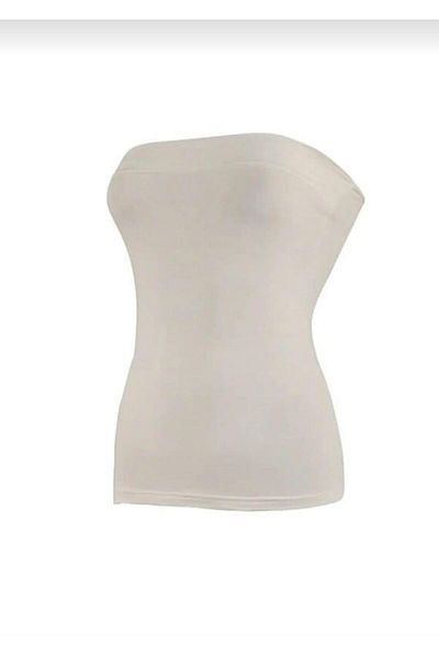 YILDIZ 2182 Women's Lycra Strapless Tank Top Single