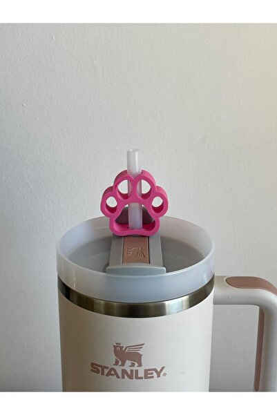 Stanle Paw Protector Model Straw Ornament – Compatible with Thermos Quencher