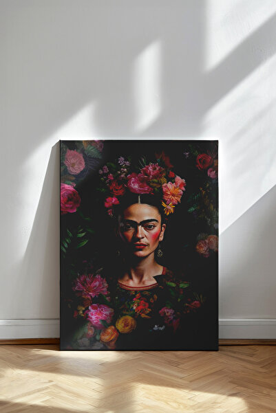 Kanvaspera Frida Kahlo - Kanvas Tablo - Sanatsal ve İkonik Kadın Temalı Duvar Dekoru