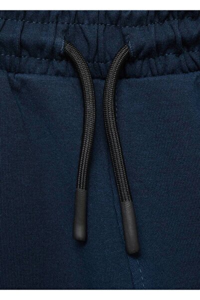 MANGO Kids İpli pamuklu jogger pantolon