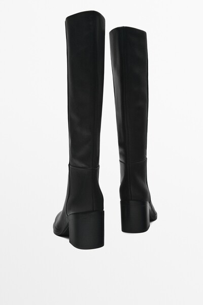 Massimo Dutti Blok topuklu çizme