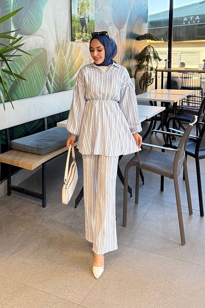 SUWWE Alvia Hijab Top-Bottom Set