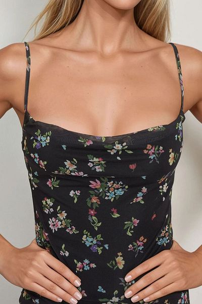 Hiccup Φόρεμα Bodycon Maxi με μοτίβο
