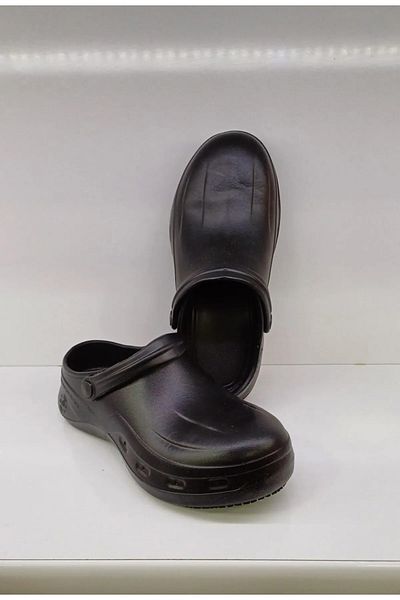 awix Unisex Anti-Slip Sole(Src and Sra) Work Safety Black Slippers with Ce Certificate and En Iso 20345 Certification
