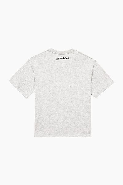 Cos Weirdos Grey Fog Oversized T-Shirt with Stones