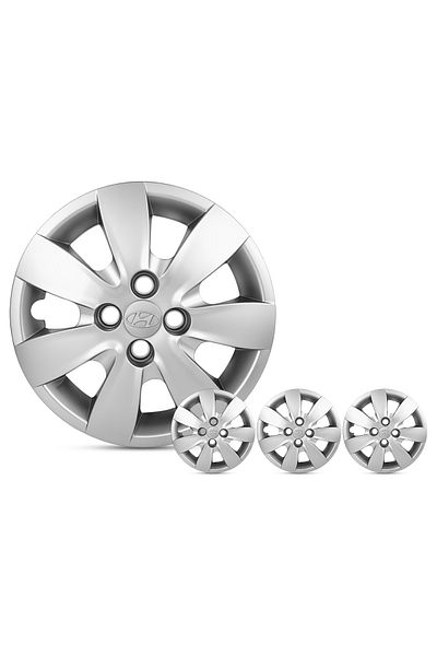 AGC 14" Wheel Covers for Hyundai Accent 2010 – Silver Hubcaps Set - 910