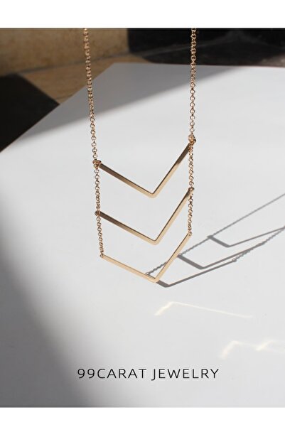 Chiccy قلادة بنمط هندسي