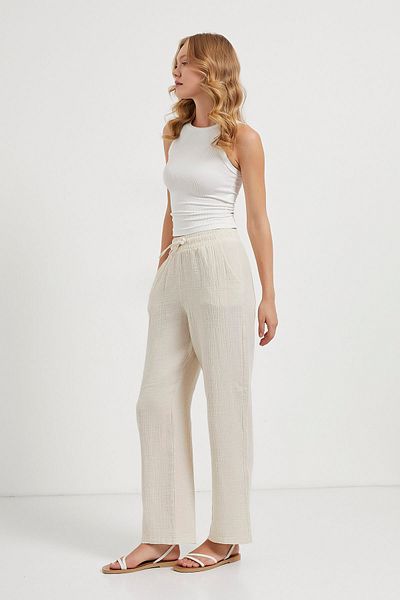 Arma Life Armalife 7051 elastic waisted muslin women's pants