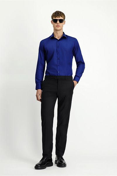 Kiğılı Relax Fit Relaxed Cut Wool Classic Fabric Trousers