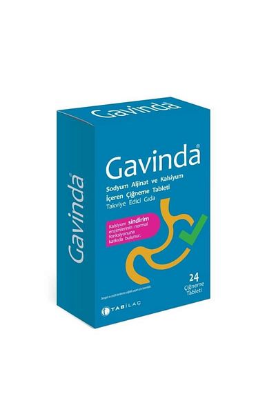 Tab İlaç Gavinda 24 Chewable Tablets