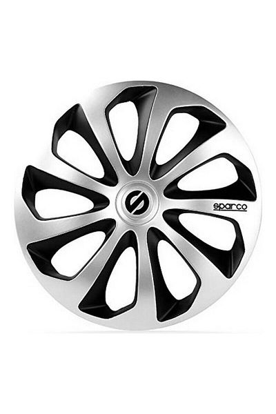 Sparco Capace roți SPC1573SVBK, 15 inch, argintiu/negru