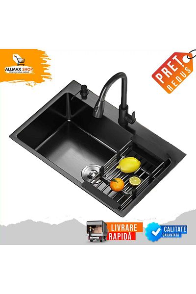 OEM Set chiuveta si baterie tip lebada pentru bucatarie, multifunctionala