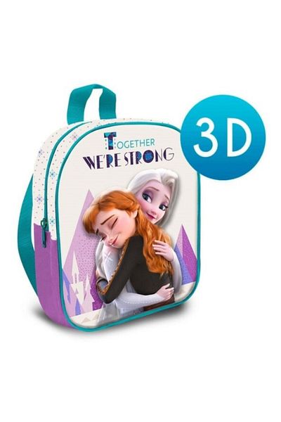 Eurospan Ghiozdan școlar Euroswan 3D pentru copii, 23x30 cm, poliester, multicolor