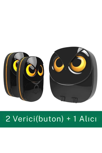 Monozone 1 Alıcı 2 Buton Kapı Zili Su Geçirmez Acil Çağırma Hasta Butonu Kabl...