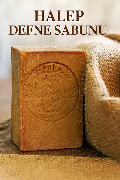 CALMİRA Aleppo Soap 10 Pieces Mold 125-180 Gr Arabic Soap - with Laurel Garlic