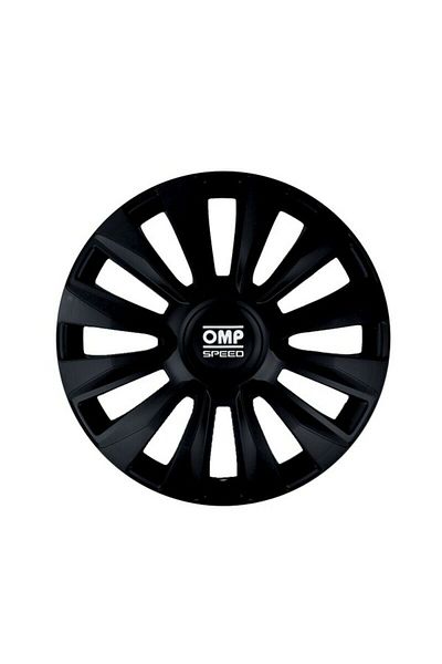 Somat Set de 4 capace pentru jante OMP Magnum Speed 15 inch, negre