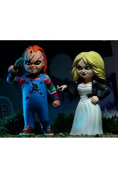 Neca Chucky and Tiffany Action Figures, Set of 2