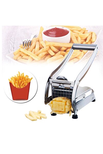 divendi-ro Manual potato slicer, stainless steel, 2 sieves, silver