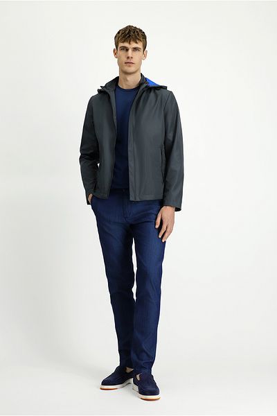 Kiğılı Regular Fit Hooded Plain Coat
