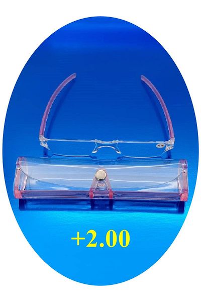 TAN EXPRESS +2.00 Book Reading Glasses & Computer Glasses & Near Glasses 1 Piece